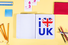 I Love UK England Union Jack Flag Sizes Reusable Stencil Craft Wall Decor Style Art 'Tourist2'