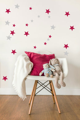 SET OF STARS KIDS ROOM Sizes Reusable Stencil Animal Modern Style 'Kids111'