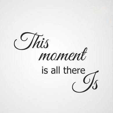 ,, THIS MOMENT IS ALL THERE IS'' QUOTE Sizes Reusable Stencil Modern Style 'Q57'