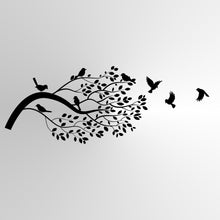 Branch with Birds Sizes Reusable Stencil Shabby Chic Floral Style 'Tree16'