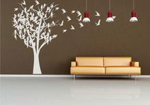 TREE FULL OF BIRDS Sizes Reusable Stencil Shabby Chic Romantic Modern Style 'Tree46'