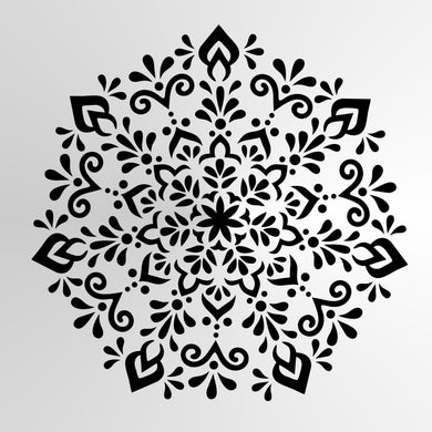 Mandala Flower Star Round SIZES Reusable Stencil Wall Decor Oriental / M21