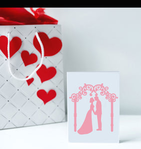 Mr & Mrs Sizes Reusable Stencil Shabby Craft Art Valentine's Wedding Spring Sign 'W9'